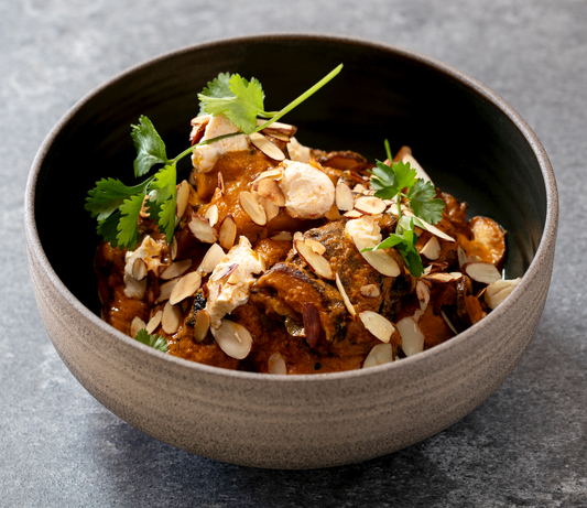Sid Sahrawat’s Roasted Kumara and mushroom curry