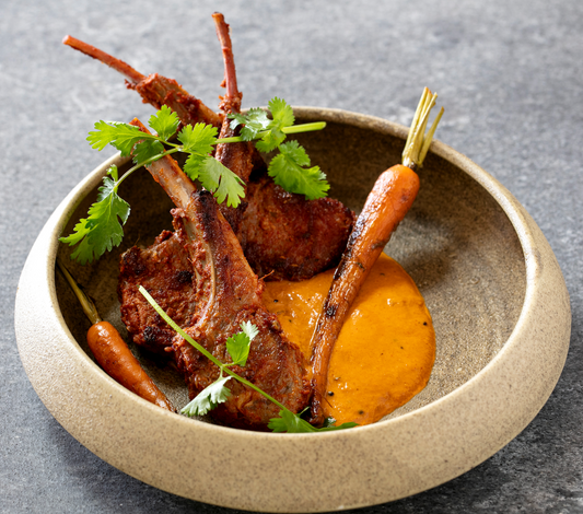 Sid Sahrawat’s Tandoori lamb chops with Madras sauce