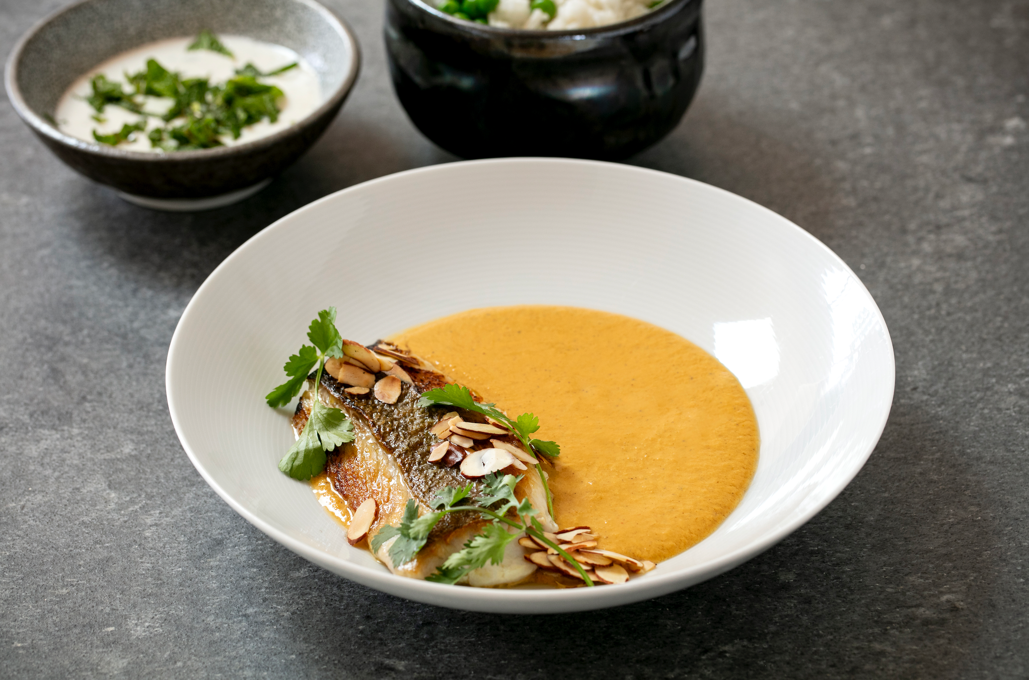 Market Fish with Korma Sauce and Pea Pulao – Cassia at Home