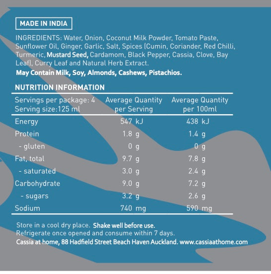 Madras Sauce 4 Jar pack